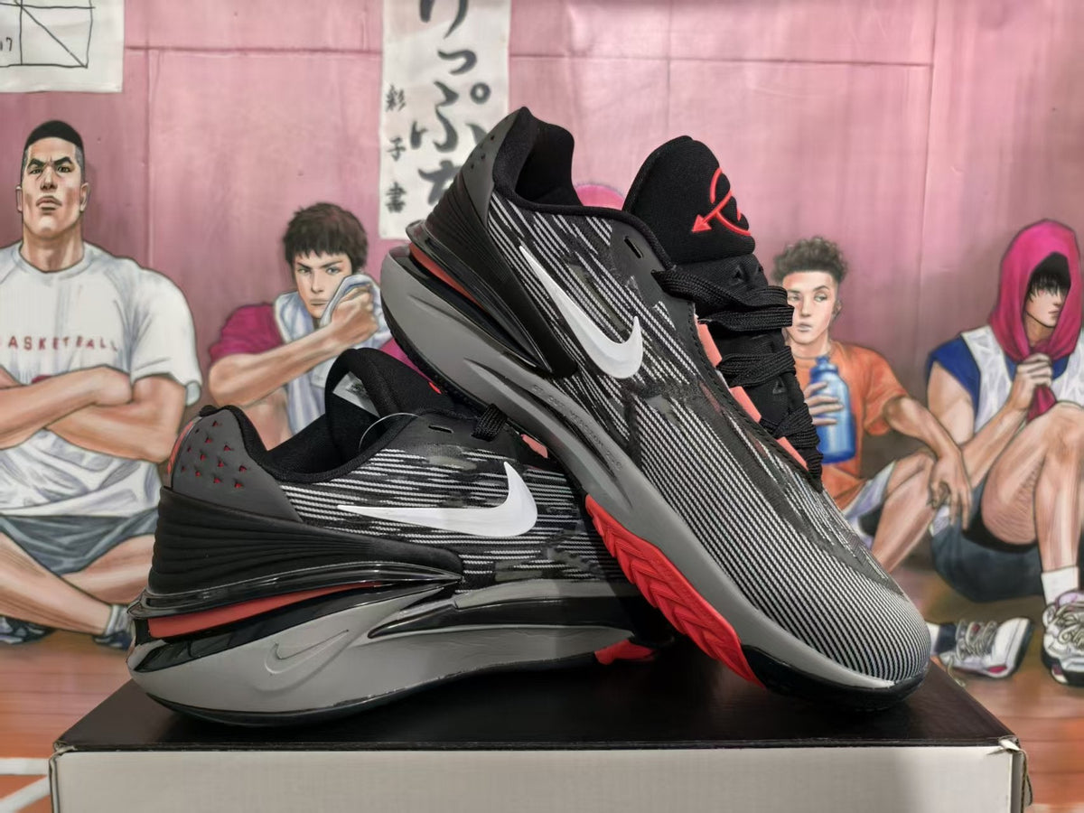 Nike Black and Red Sneakers
