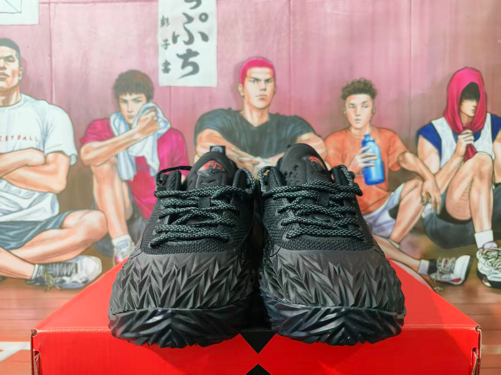 Nike Black and Gray Basketball Sneakers