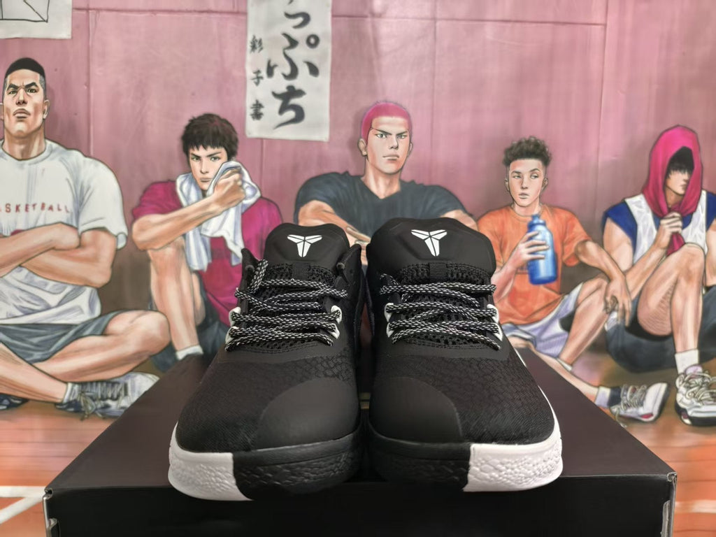 Nike Kobe Basketball Sneakers Black White Gray