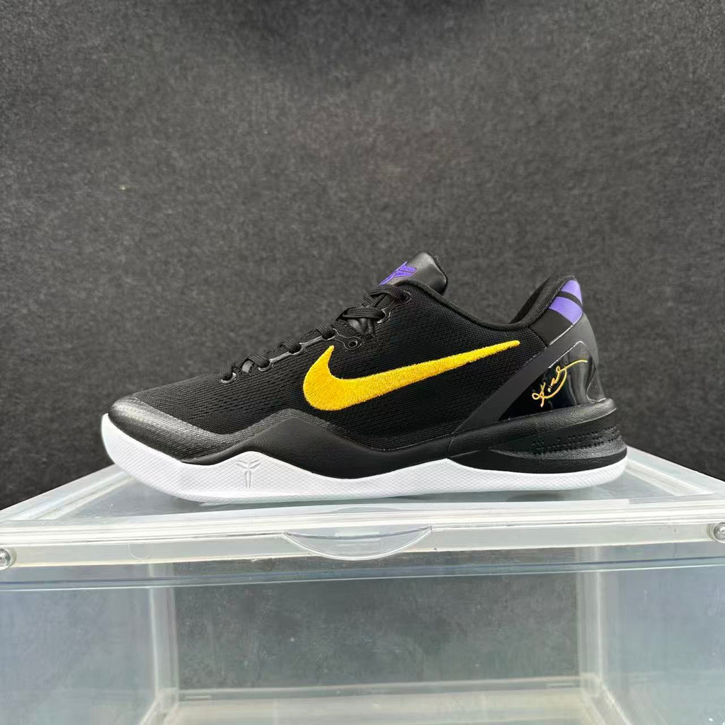 Nike Kobe Basketball Sneakers Black Purple Gold