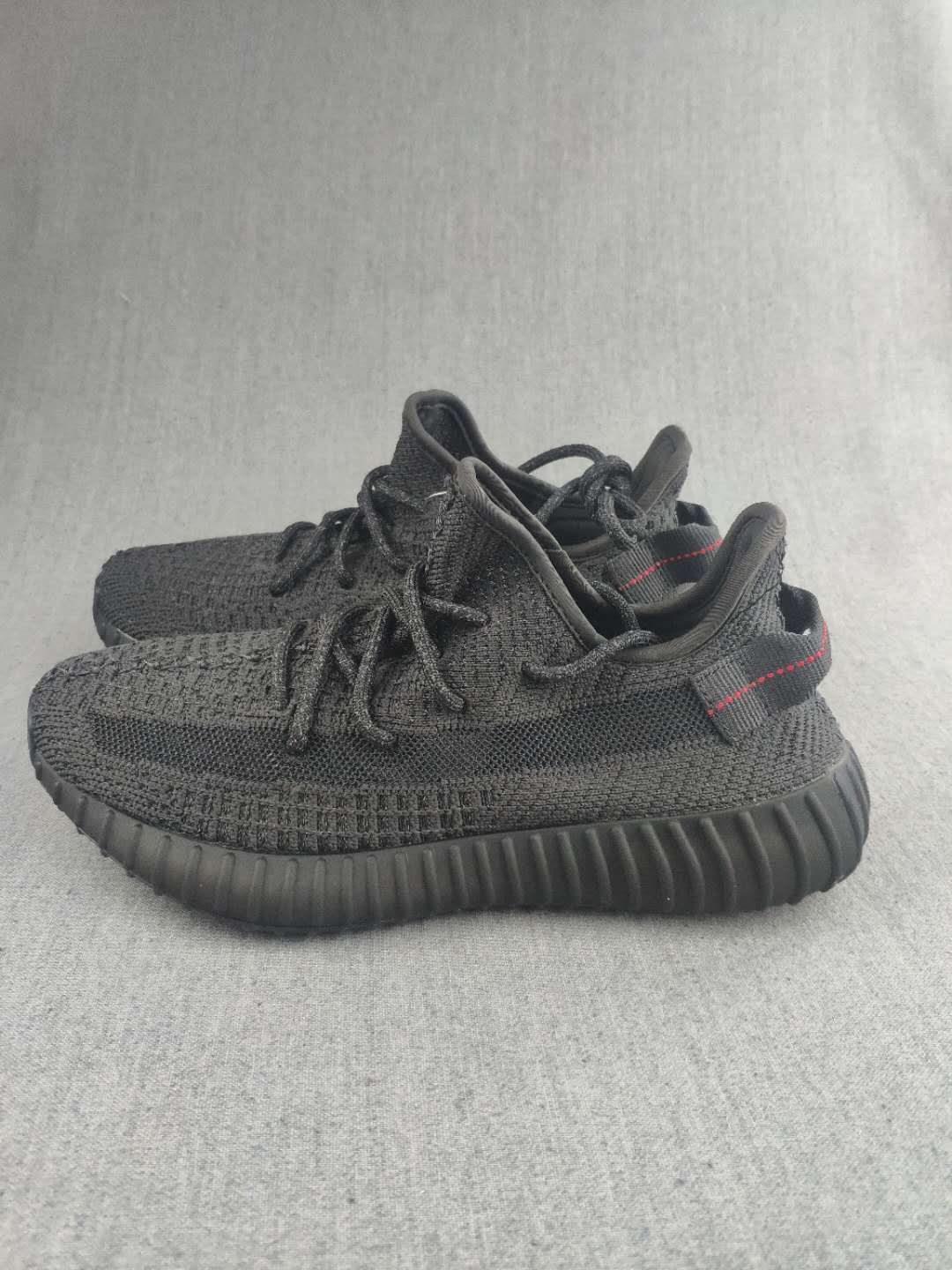 Yeezy 350 V2 Black Knit Sneakers