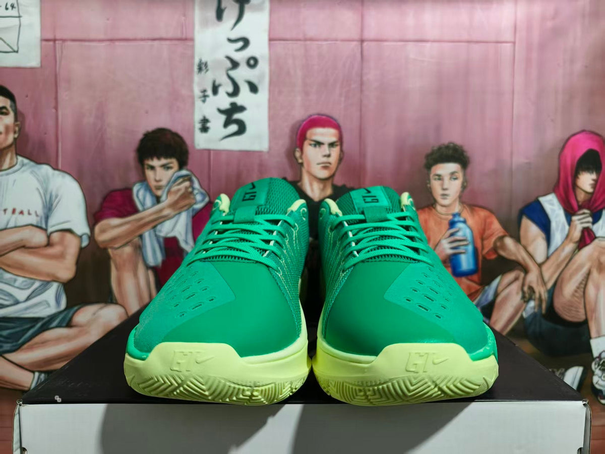 Nike Basketball Shoes in Green and Lime