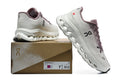 On Cloudmonster 3 Running Shoes in White and Mauve