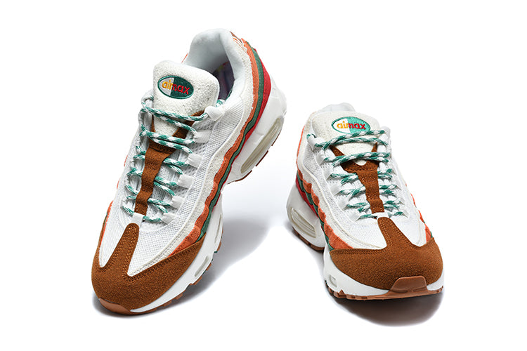 Nike Air Max 95 TT Sneakers White Green Red Brown