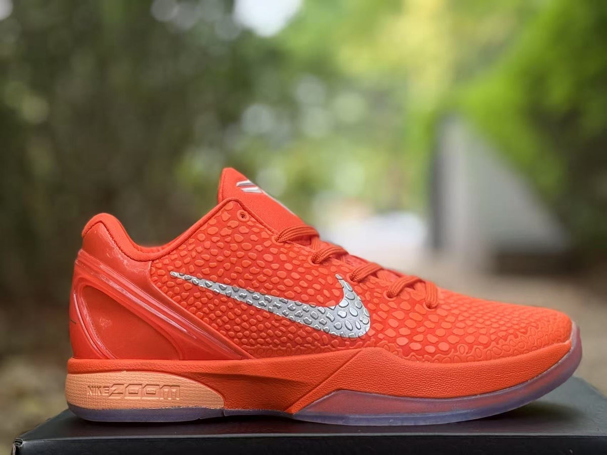 Nike Kobe 6 Basketball Sneakers Violent Orange