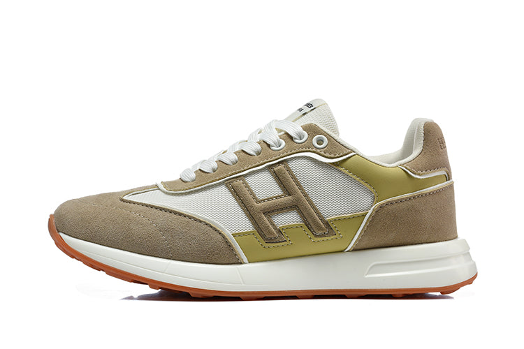 Hermès Trail Sneaker in Taupe, White and Olive