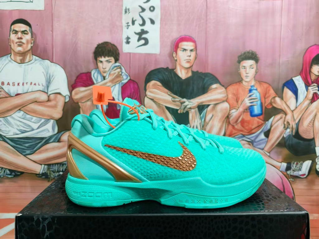 Nike Statue of Liberty Basketball Sneakers Aqua Bronze