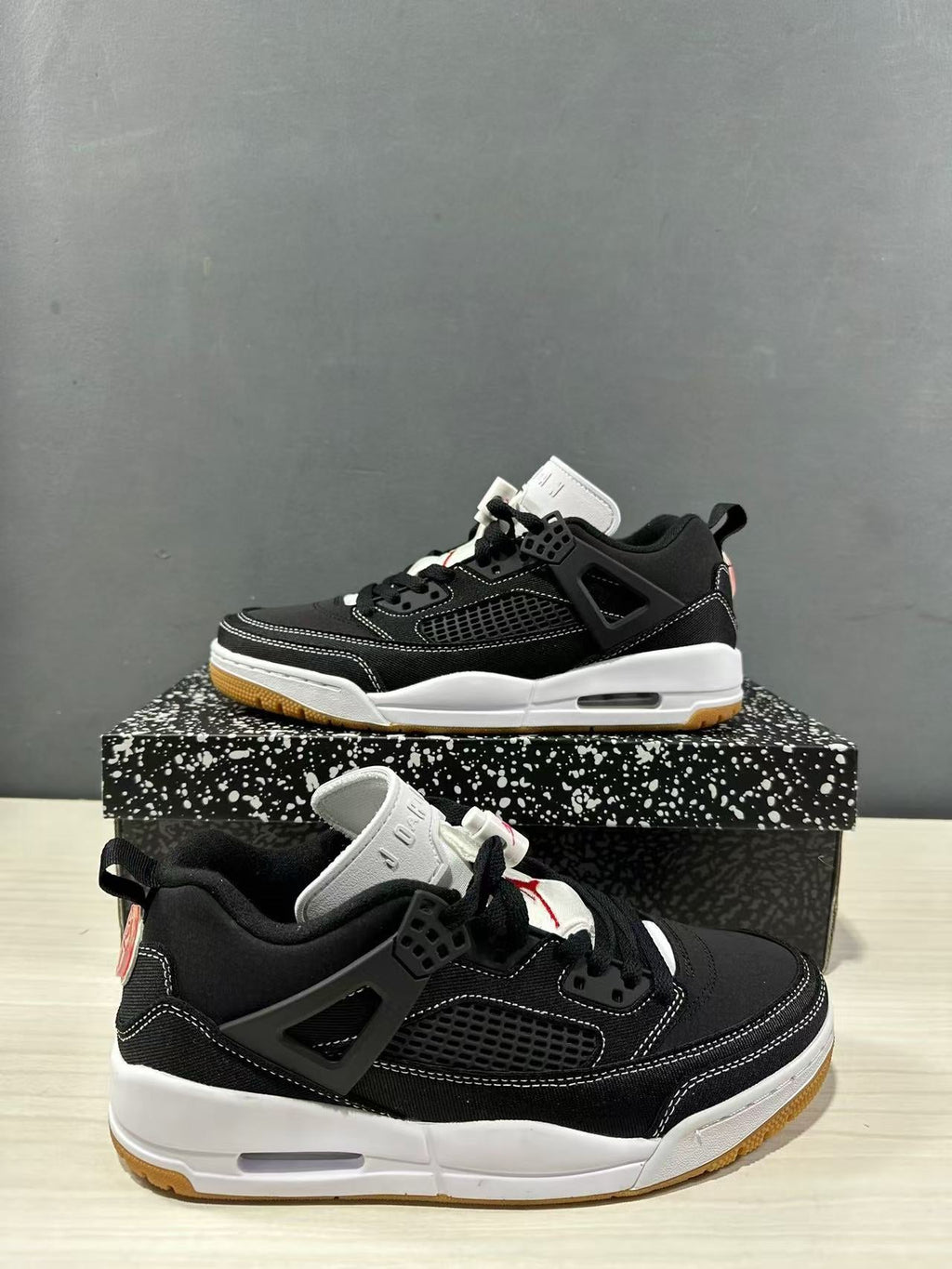 Jordan Spizike Low Sneakers Black White IR2012-001