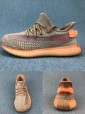 Adidas Yeezy 350 V2 Kids Sneakers Brown and Orange