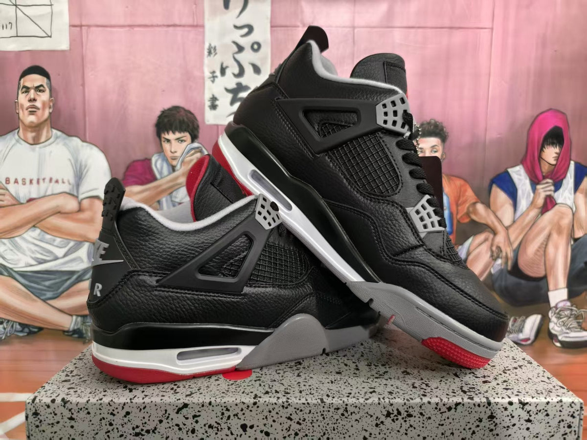Jordan Air Jordan 4 Black Red Sneakers