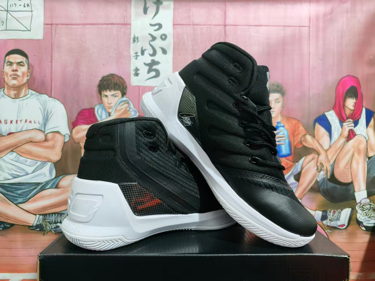 Under Armour Basketball High-Top Sneakers Black and White