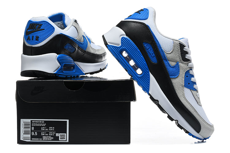 Nike Air Max 90 White Blue Black Sneakers