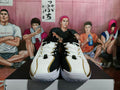 Nike White Black Gold Basketball Sneakers