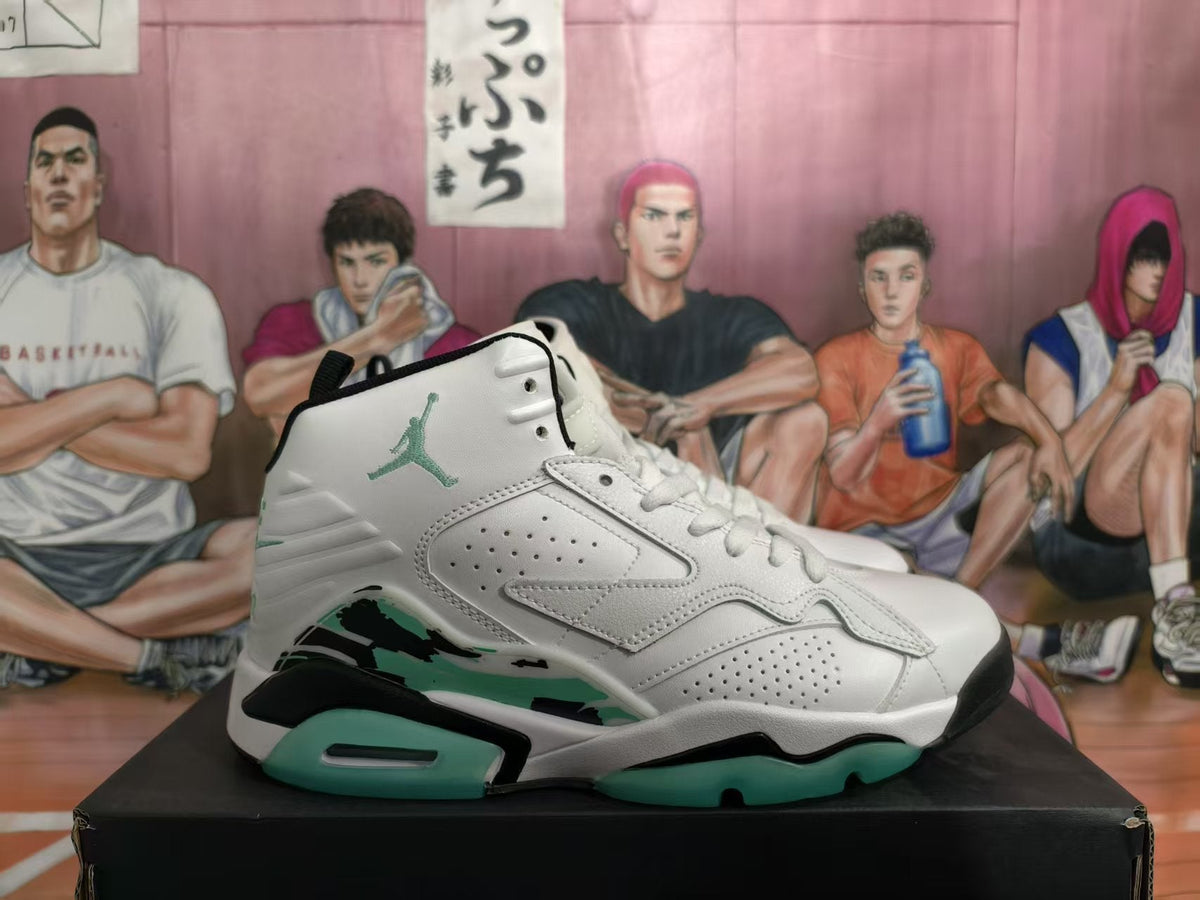Jordan Air Jordan 6 Sneakers White Green Black