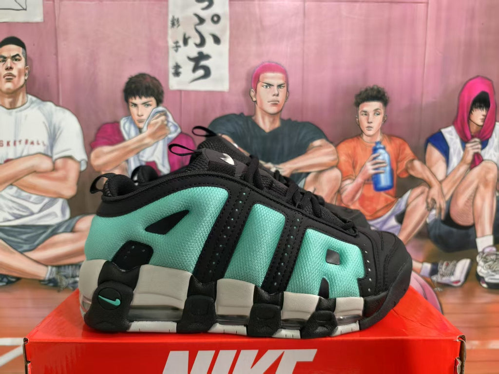 Nike Black and Green Sneakers