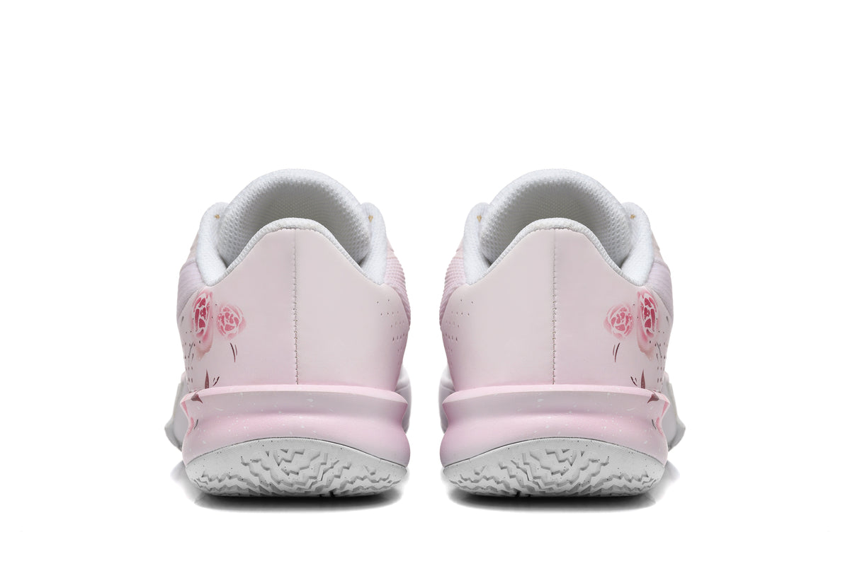 Nike Precision 7 Basketball Shoes in White and Pink
