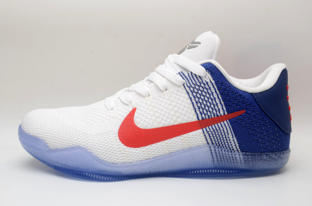 Nike Kobe 11 Team USA Basketball Shoes White Blue Red