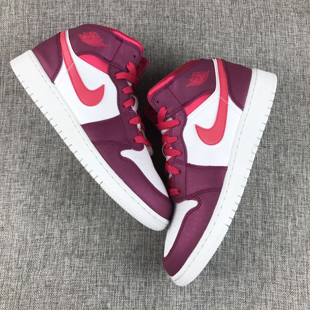 Jordan Air Jordan 1 High White Peach Pink Women's Sneakers