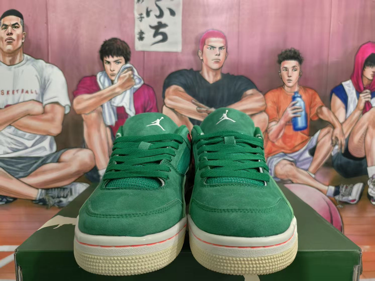 Jordan Green Low-Top Sneakers