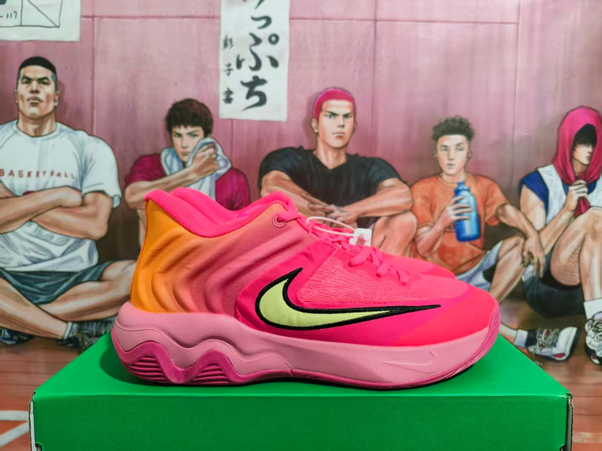 Nike Basketball Shoes in Pink and Orange