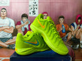 Nike Basketball Shoes in Volt Green