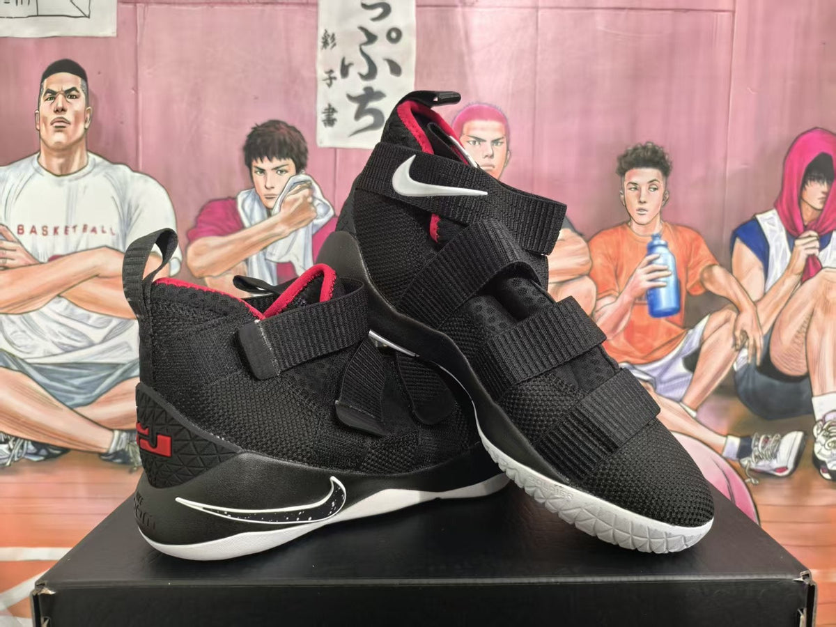 Nike LeBron Basketball Sneakers Black Red