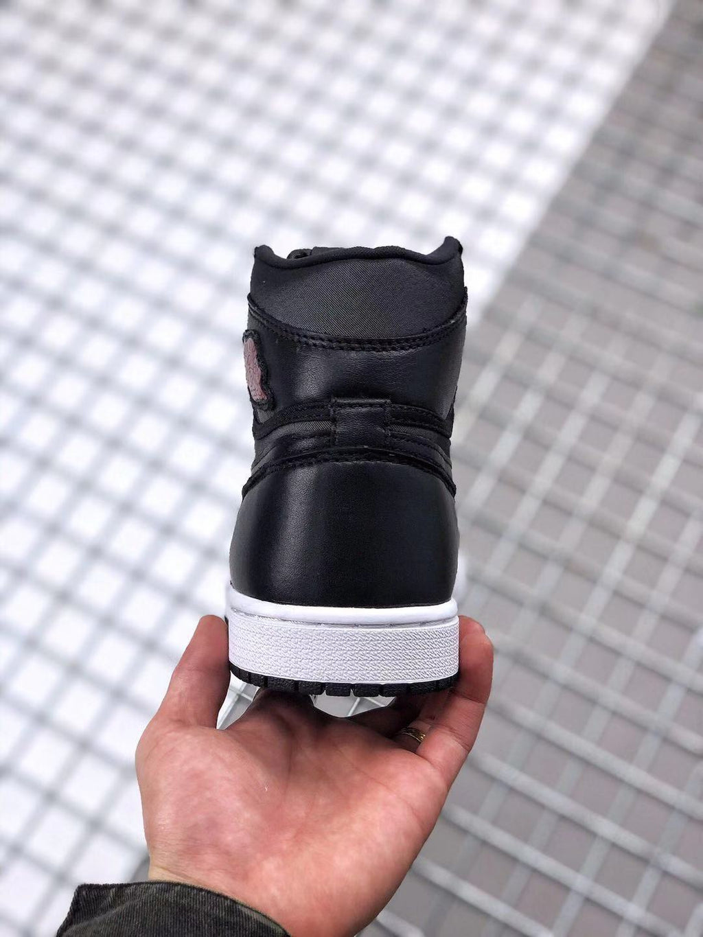 Jordan Air Jordan 1 High OG Black Satin Black/Red Sneakers