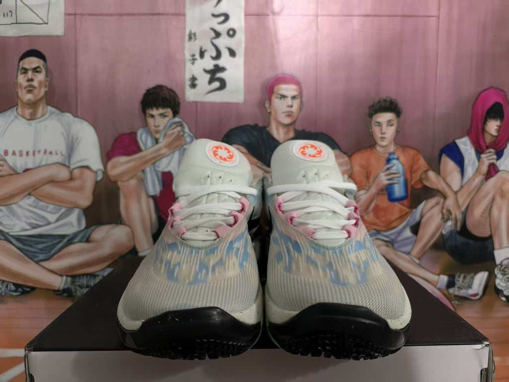Nike Blue Camouflage Basketball Sneakers