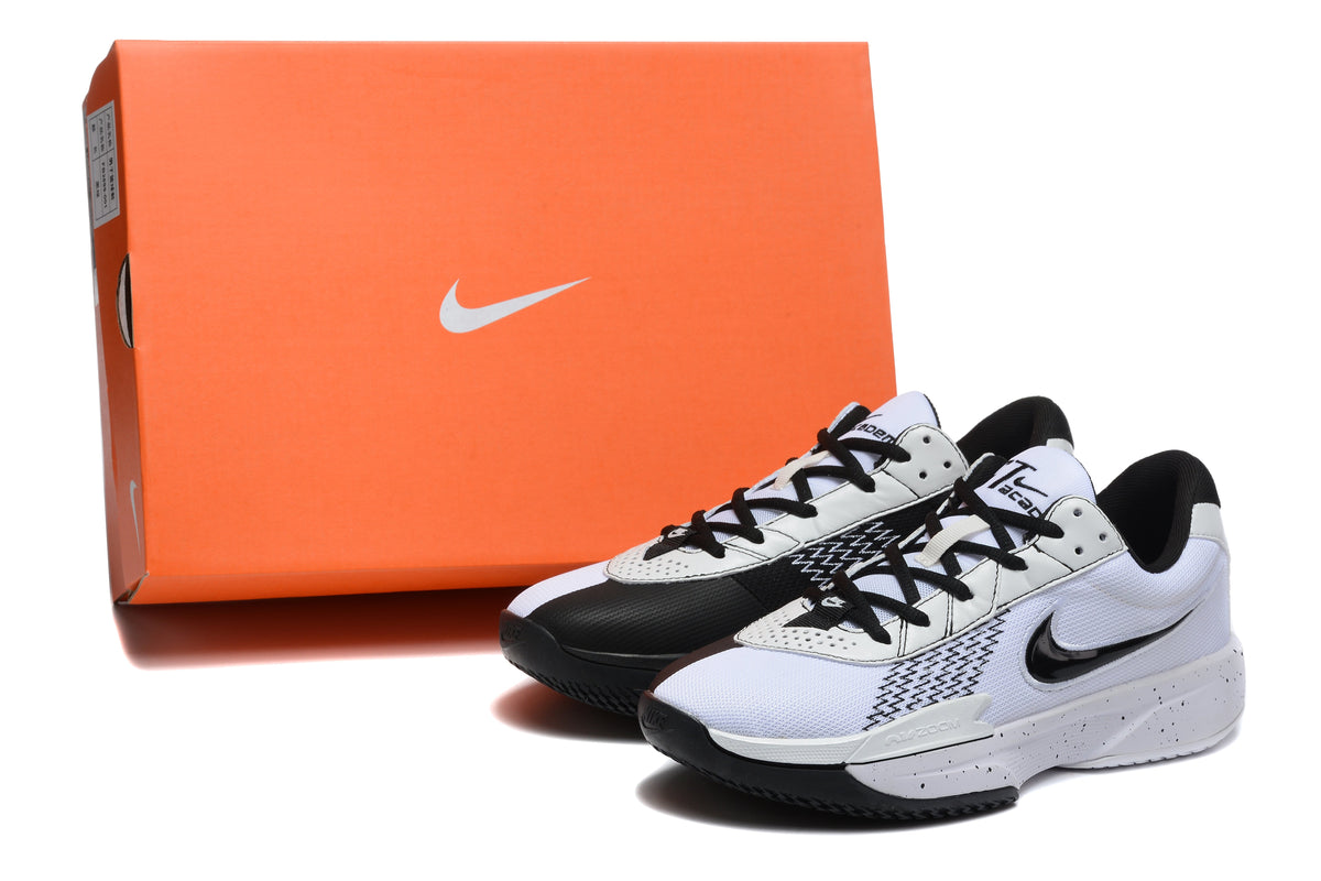 Nike Academy Basketball Sneakers White Black FB2599-103