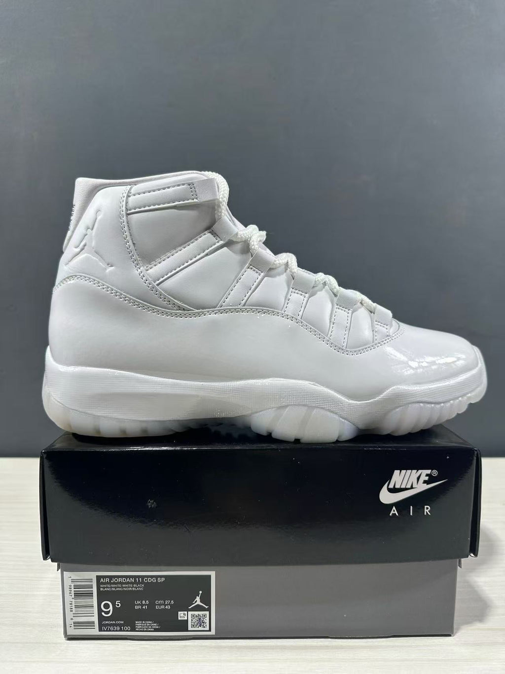 Jordan Air Jordan 11 Retro White High-Top Sneakers