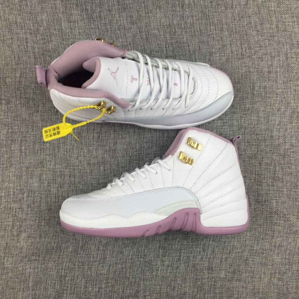 Air Jordan 12 Cherry Blossom Pink Kids Sneakers