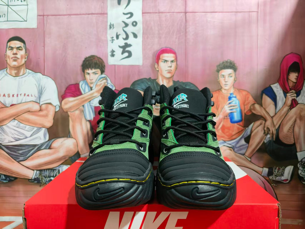 Nike Green Black High-Top Sneakers