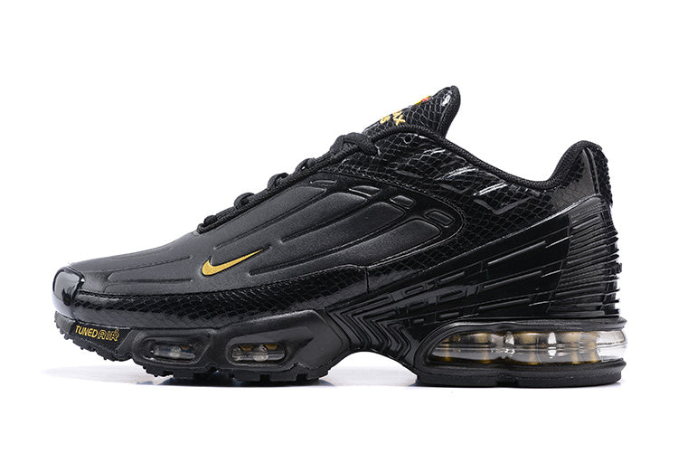 Nike Air Max Plus III Black and Gold Sneakers