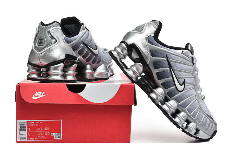 Nike Shox TL Sneakers Silver Black