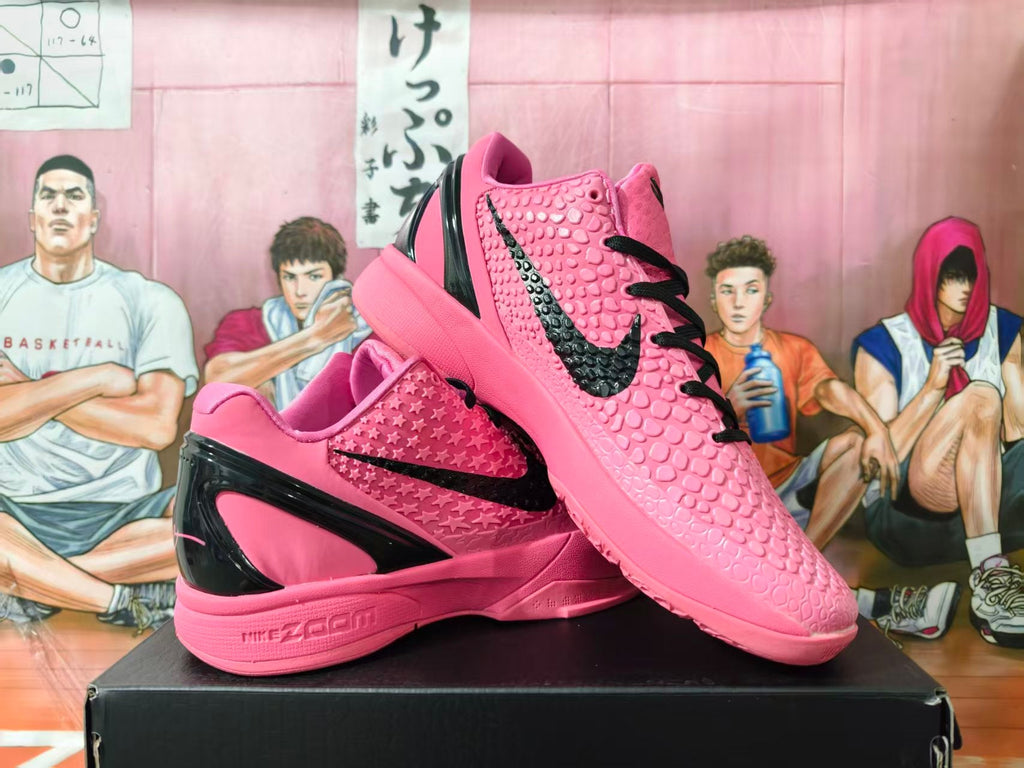 Nike Kobe Basketball Shoes Pink and Black