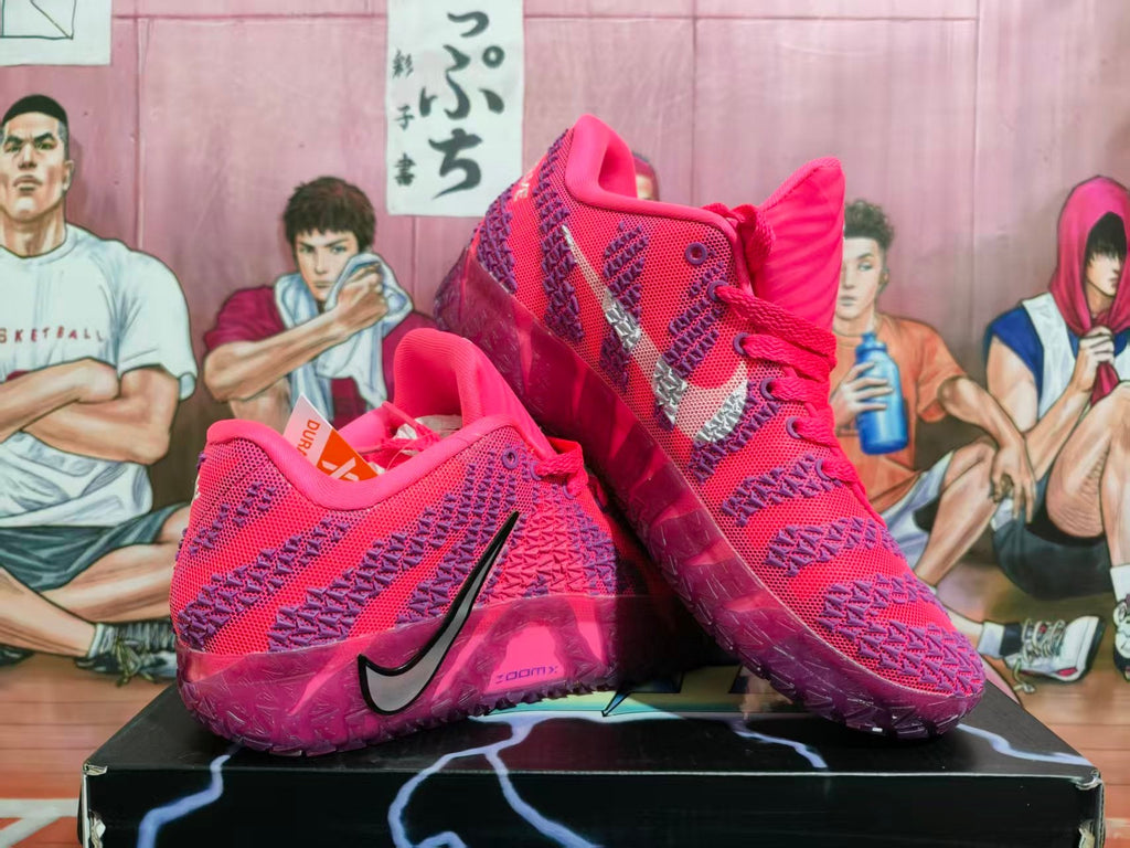 Nike LeBron 21 Basketball Shoes in Pink and Purple