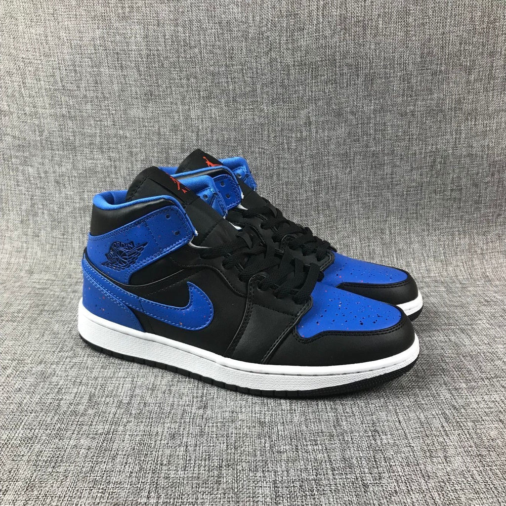 Jordan Air Jordan 1 Mid Black Game Royal Sneakers
