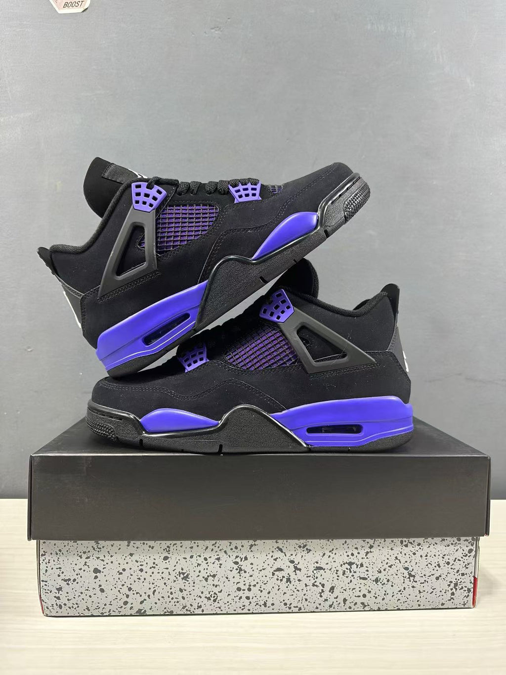 Jordan Air Jordan 4 Retro Sneakers Black Game Royal CT8527-018