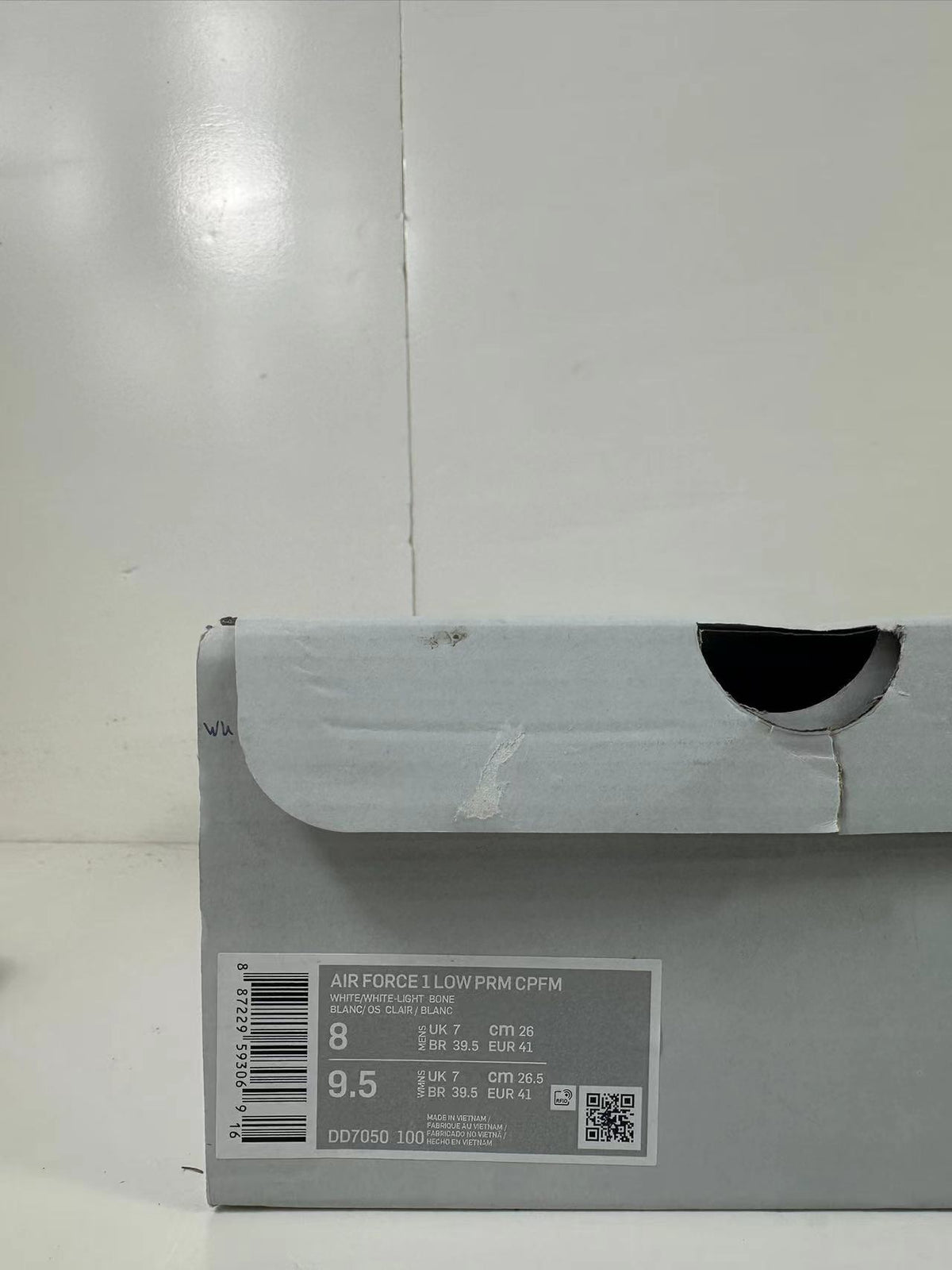 CPFM x Nike Air Force 1 Low White DD7050-100