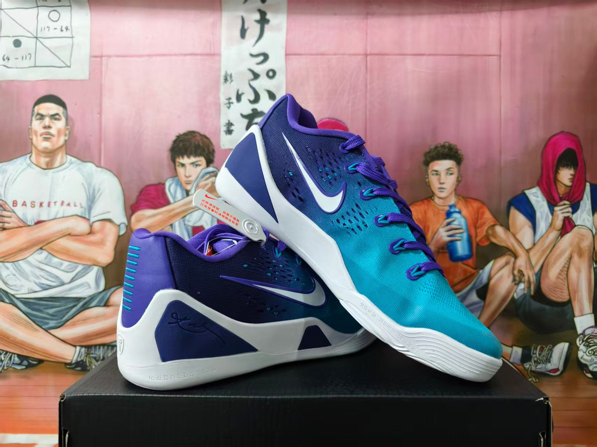 Nike Basketball Sneakers Purple and Teal EU 40-46