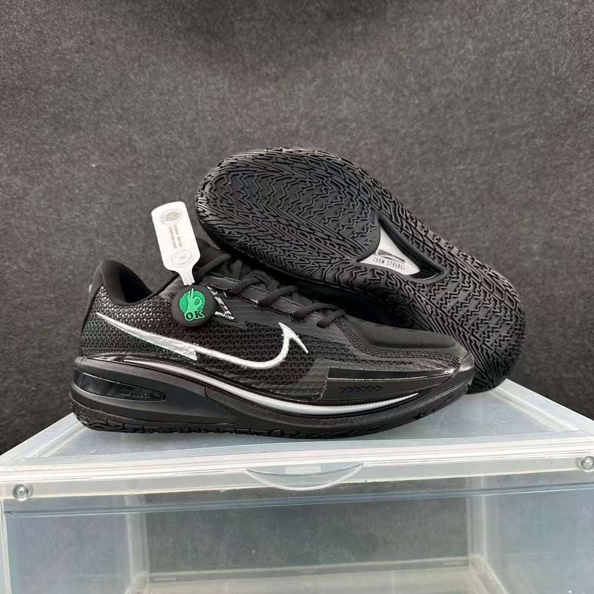 Nike Black Silver Basketball Sneakers