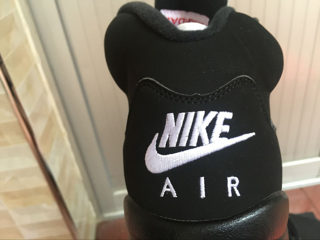 Jordan Air Jordan 5 High-Top Sneakers Black Silver