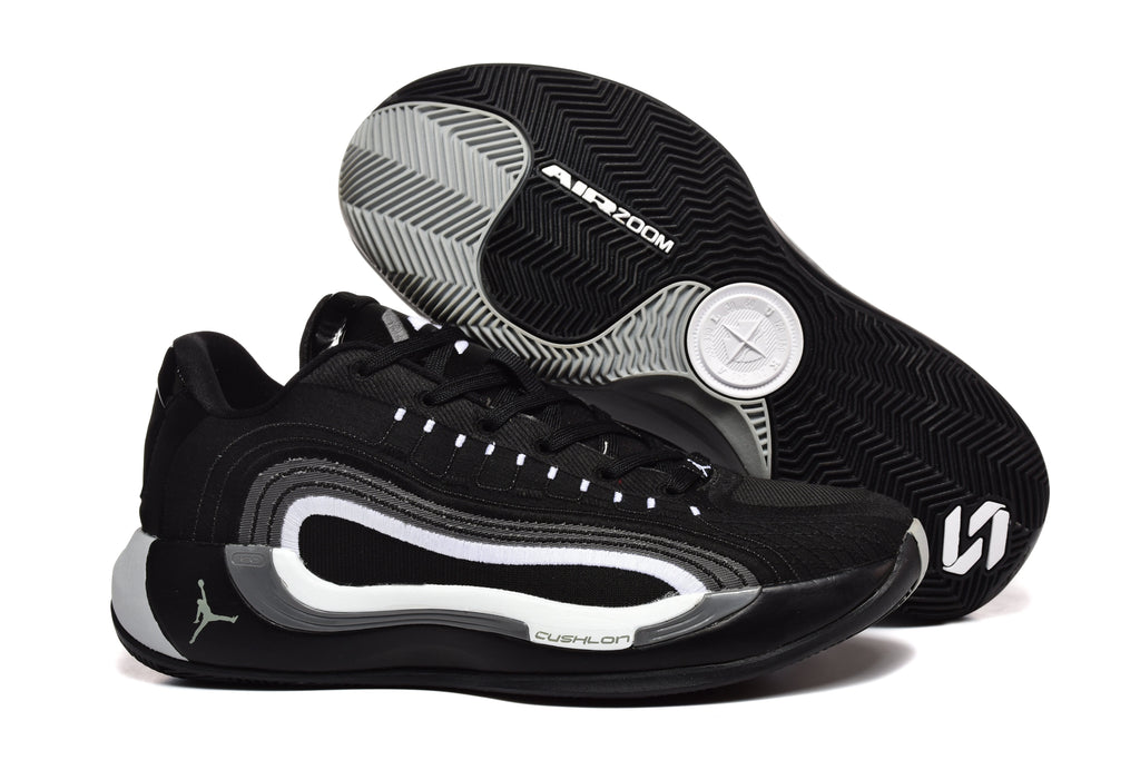 Jordan 921 Black and White Basketball Sneakers