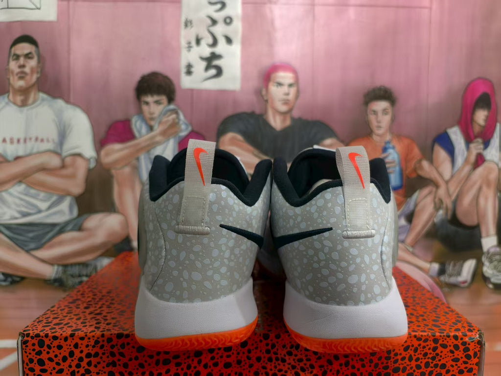 Nike Basketball Sneakers White Black Orange