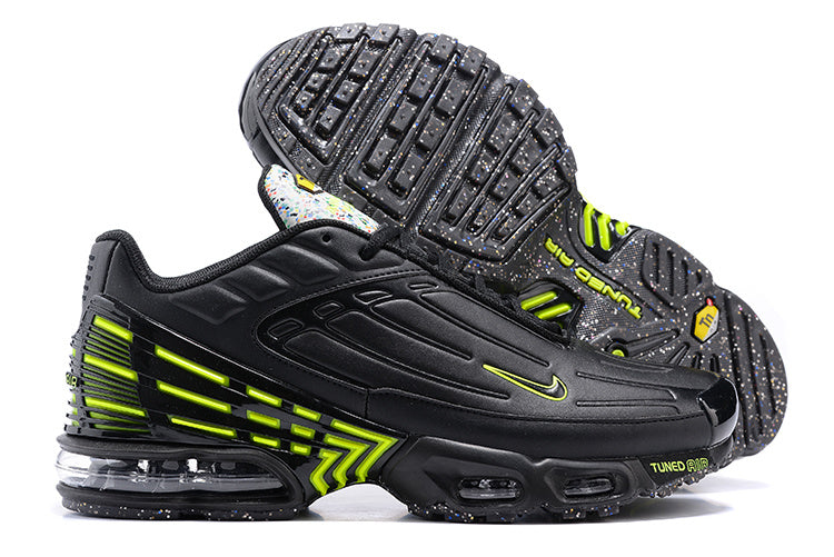Nike Air Max Plus Black and Volt Sneakers