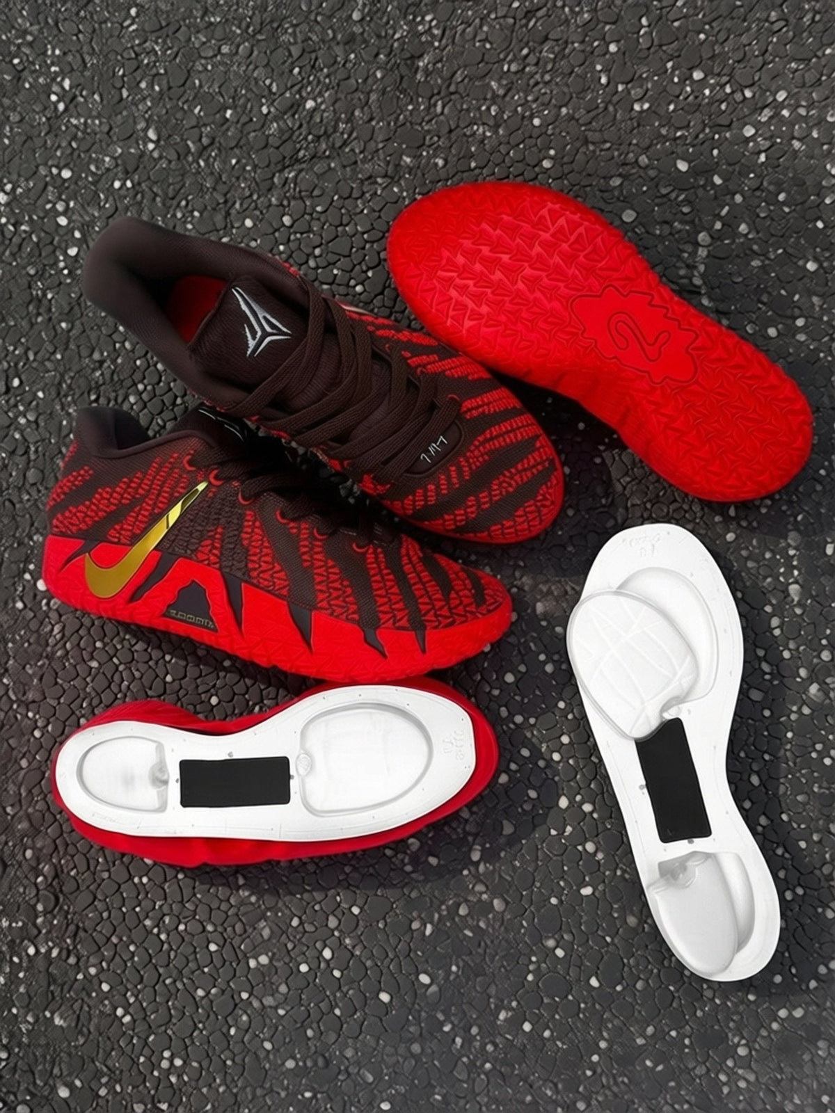 Nike LeBron 22 Year of the Horse Sneakers Brown Red Gold IB6509-200