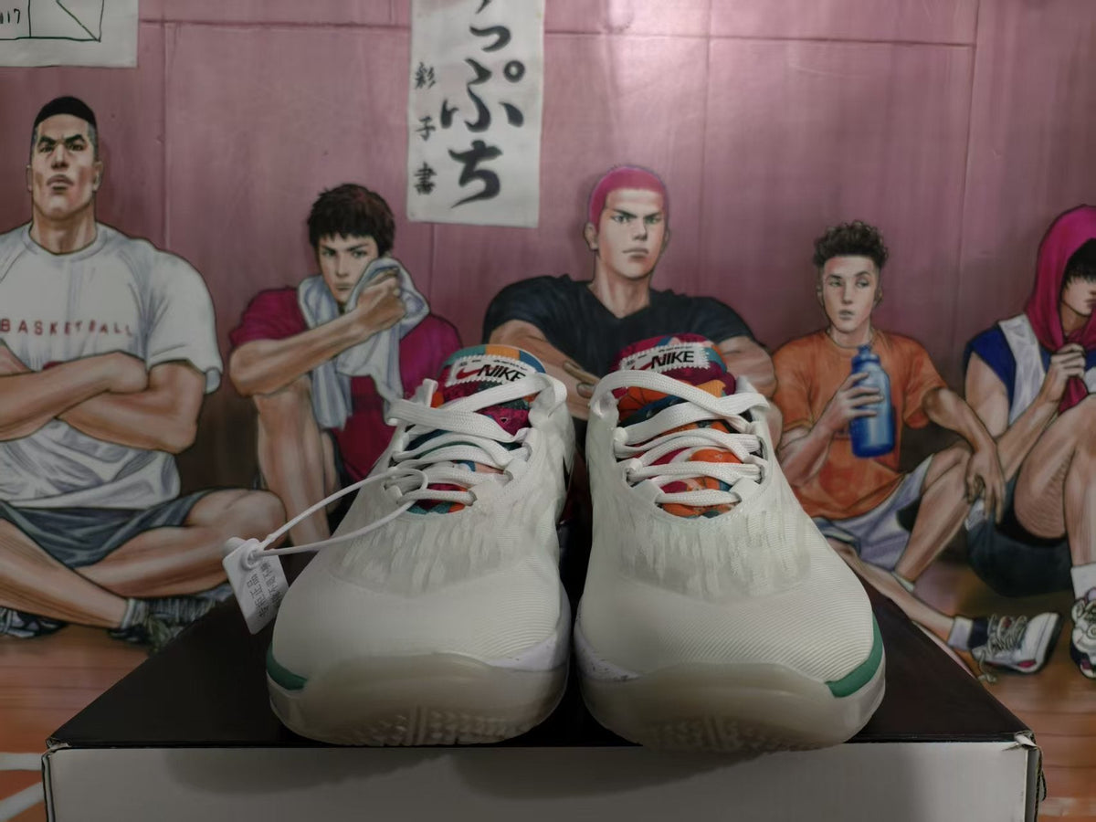Nike Lunar New Year Basketball Sneakers White Multicolor