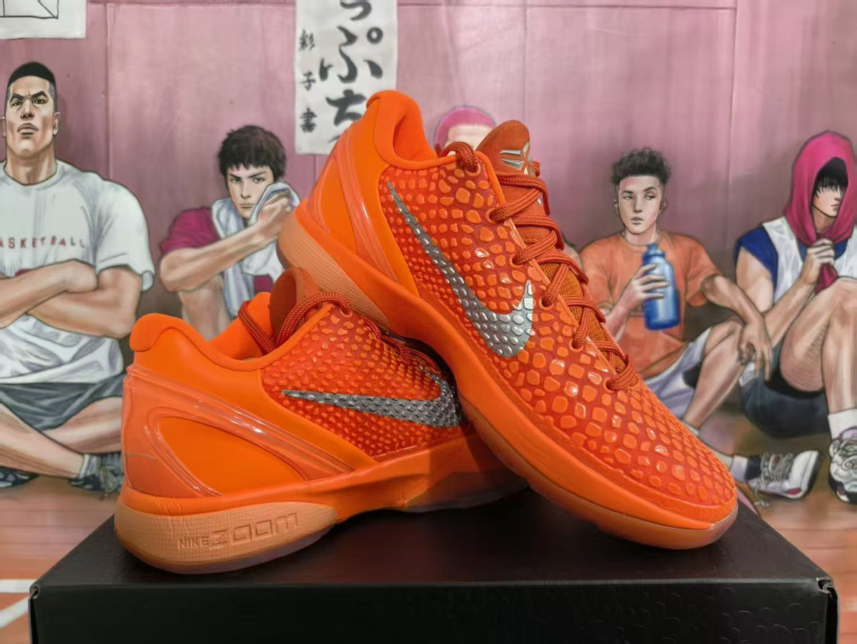 Nike Zoom Basketball Sneakers Orange