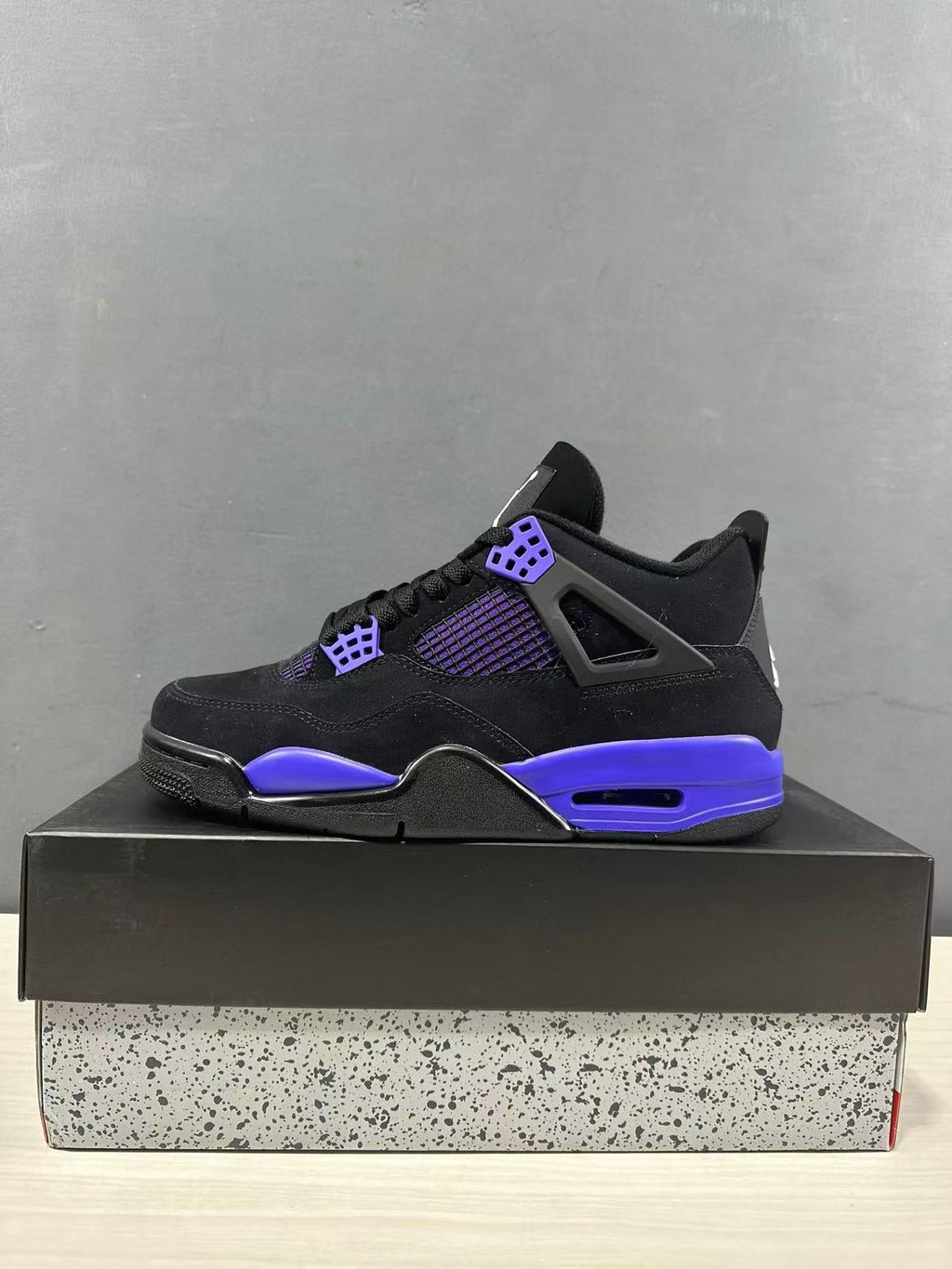 Jordan Air Jordan 4 Retro Sneakers Black Game Royal CT8527-018