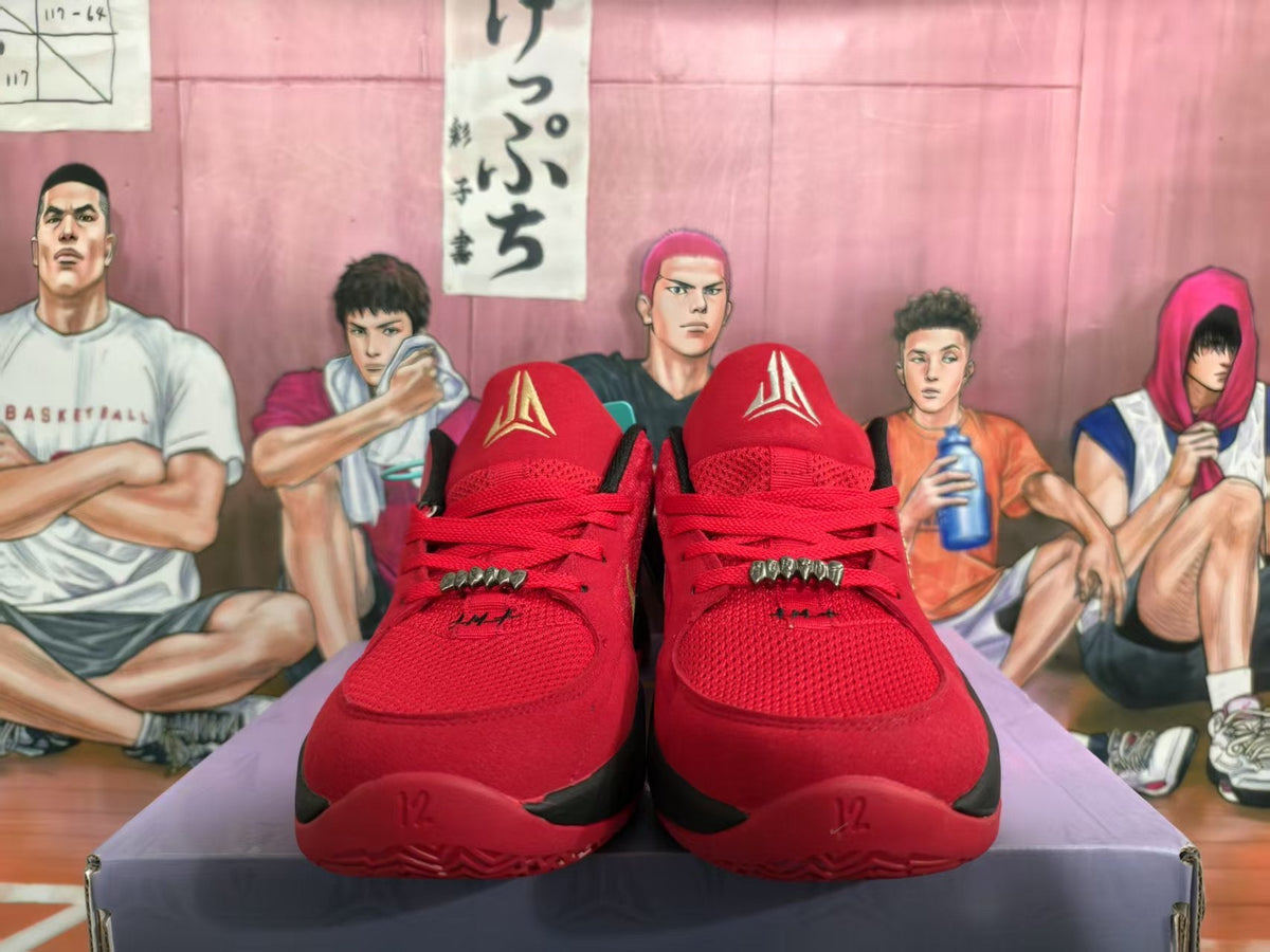 Nike Basketball Sneakers Red and Black